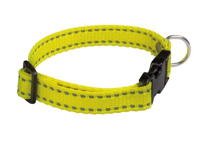 AKAH Puppy Halsband Neon Geel