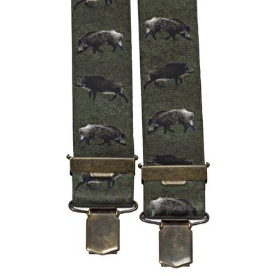 AKAH Bretels Jacquard wild zwijn