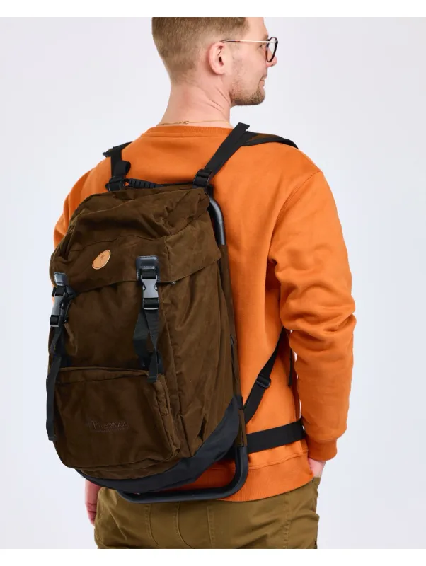 Pinewood Rugzakstoel Hunting Suede Brown