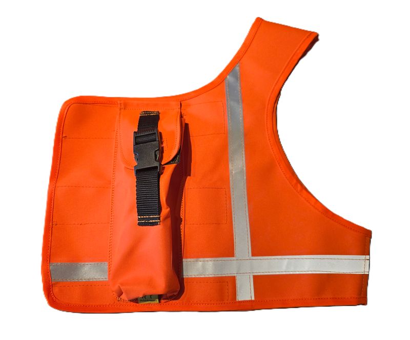 Holstein Veiligheidsvest GPS Neon Oranje Plus