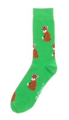 Shuttle Socks Vos Groen