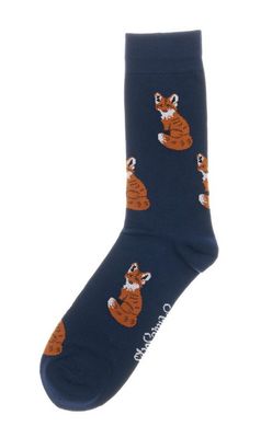 Shuttle Socks Vos Navy Blauw