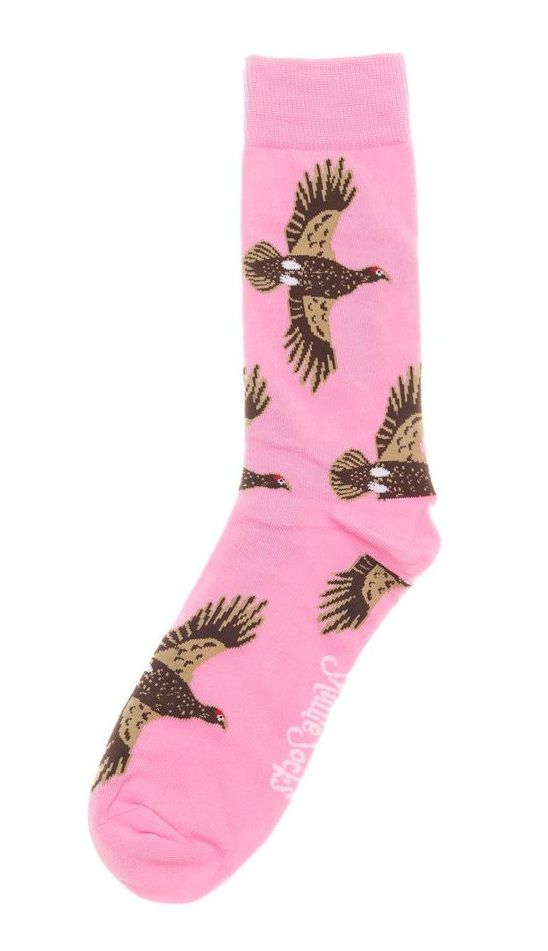 Shuttle Socks Flying Grouse Roze
