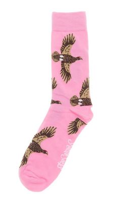 Shuttle Socks Flying Grouse Roze