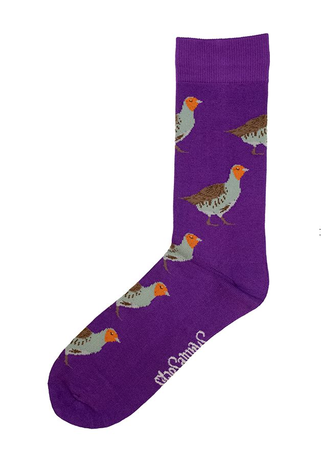 Shuttle Socks Patrijs Paars