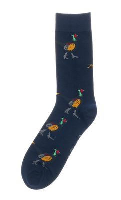 Shuttle Socks Fazant Navy Blauw