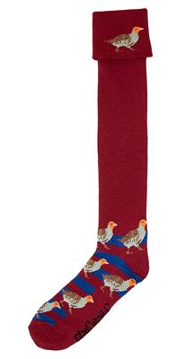 Shuttle Socks Patrijs Bordeaux/Blauw