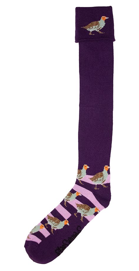 Shuttle Socks Patrijs Paars/Lila