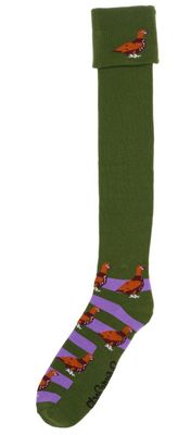 Shuttle Socks Grouse Groen/Paars
