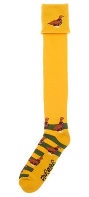 Shuttle Socks Grouse Geel/Groen