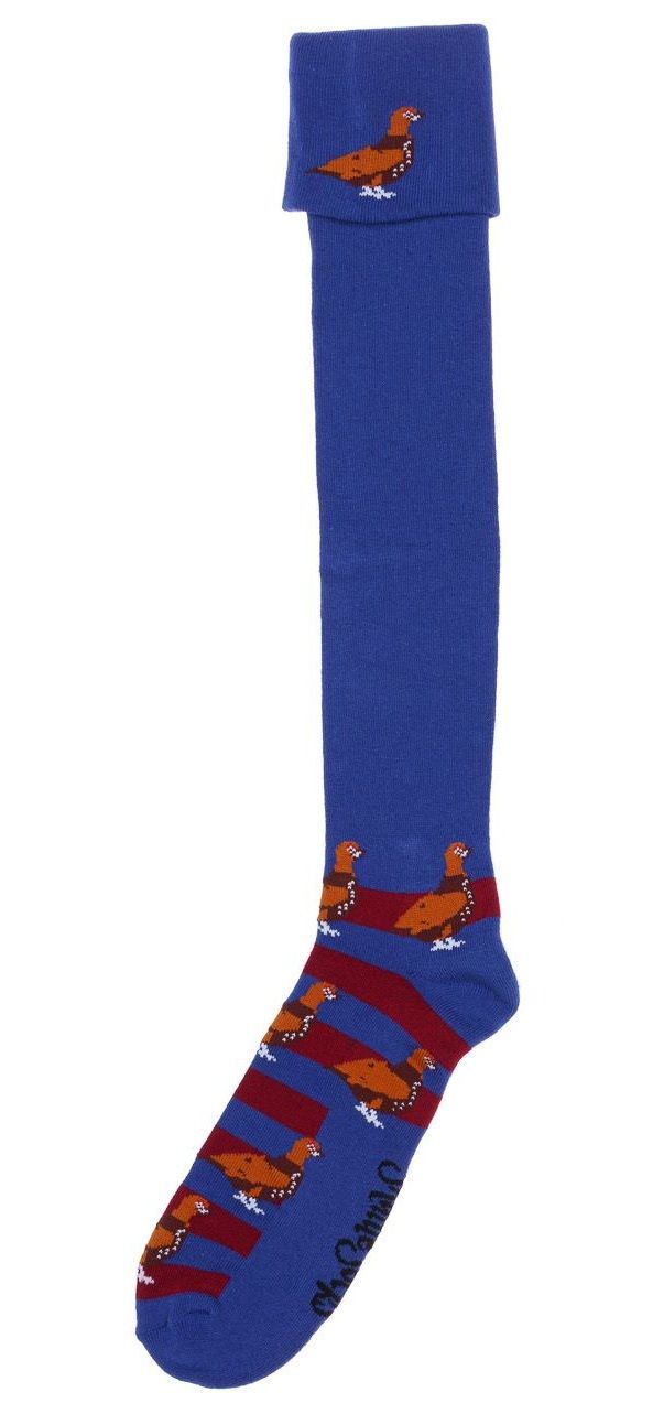 Shuttle Socks Grouse Blauw/Bordeaux
