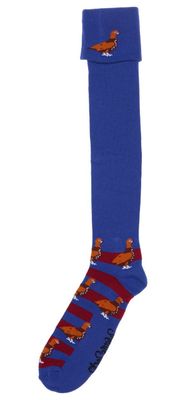 Shuttle Socks Grouse Blauw/Bordeaux
