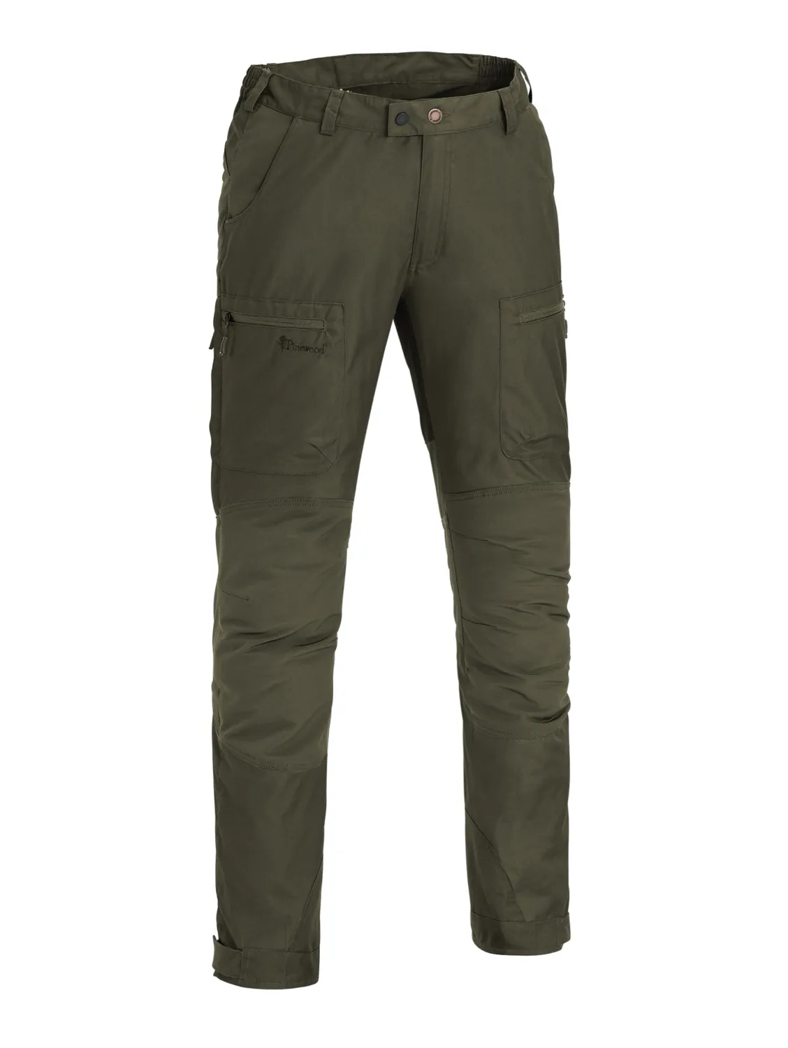 Pinewood Heren Broek Caribou TC TRS-D Olijfgroen