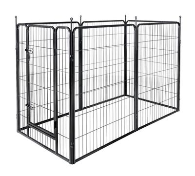 Flamingo Kennel Zecta Zwart 6 Panelen