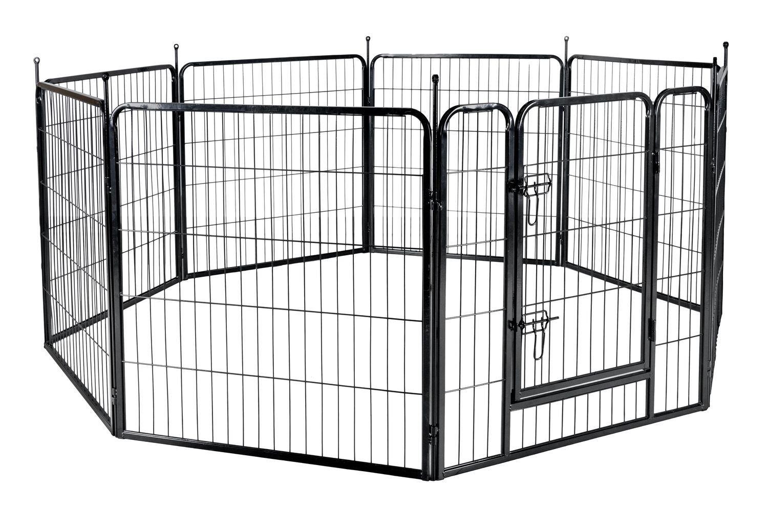 Flamingo Kennel Zecta Zwart 8 Panelen