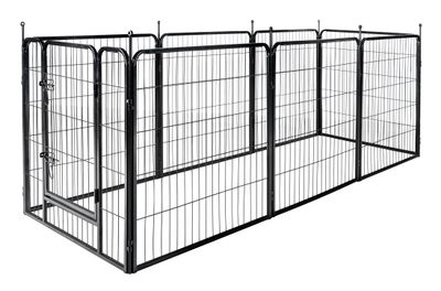 Flamingo Kennel Zecta Zwart 8 Panelen
