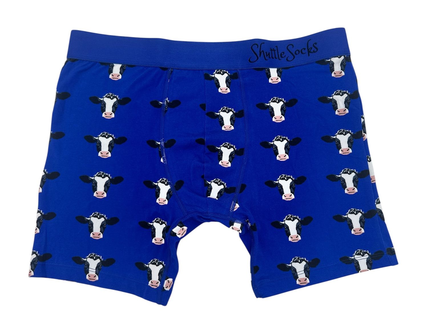 Shuttle Socks Boxers Cow Royal Blauw