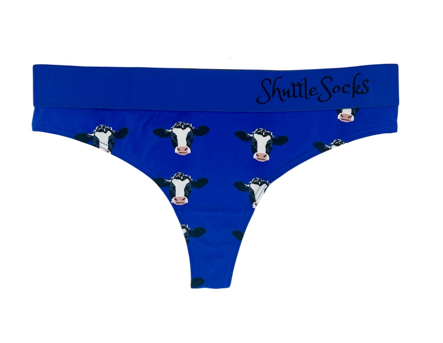 Shuttle Socks Damestanga Cow Royal Blauw