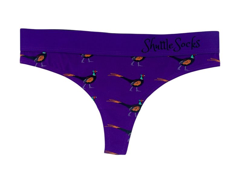 Shuttle Socks Damestanga Fazant Paars