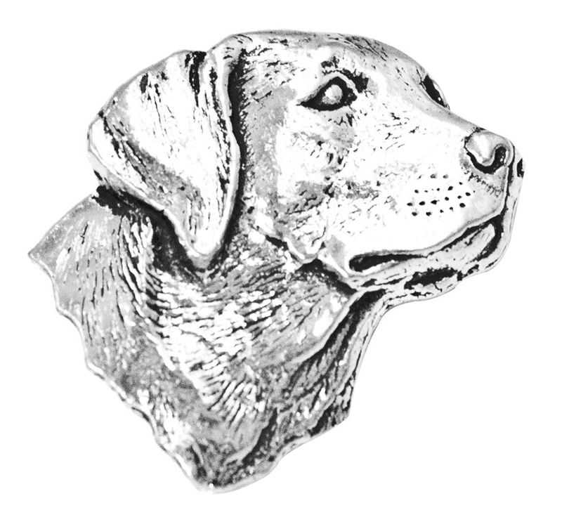 Pin Kop Labrador Tin