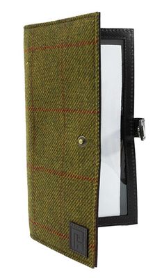 Bisley Dubbel Etui voor jachtvergunning Tweed