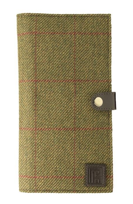 Bisley Dubbel Etui voor jachtvergunning Tweed
