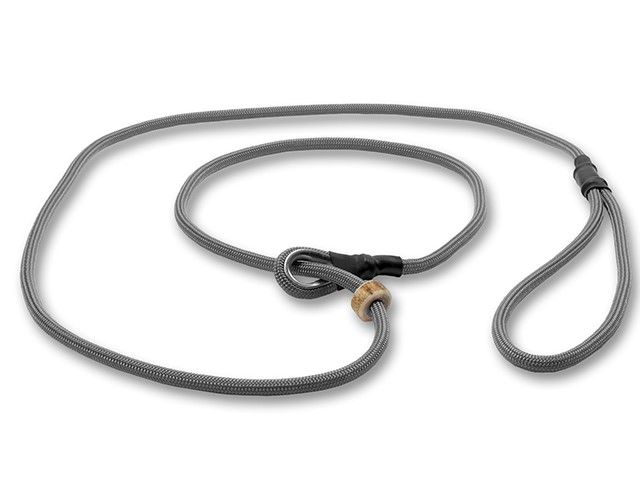 Mystique Moxon Leiband Field Trial Nylon 6MM - 90CM Grijs