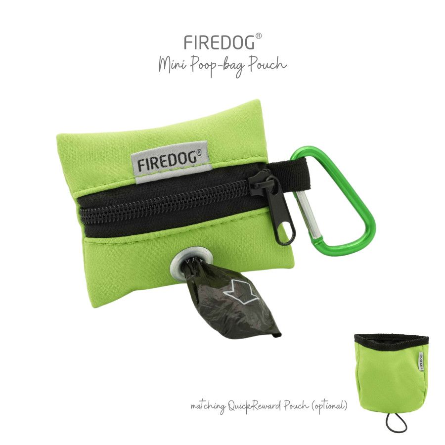 Firedog Mini Poepzakjeshouder Softshell Limoen Groen
