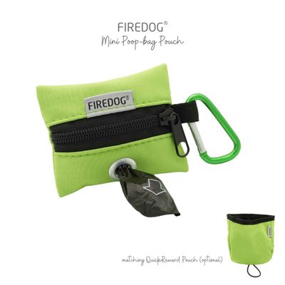 Firedog Mini Poepzakjeshouder Softshell Limoen Groen