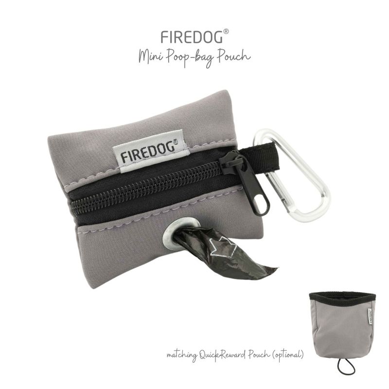 Firedog Mini Poepzakjeshouder Softshell Grijs