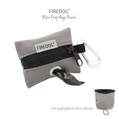 Firedog Mini Poepzakjeshouder Softshell Grijs Firedog Mini Poepzakjeshouder Softshell Grijs