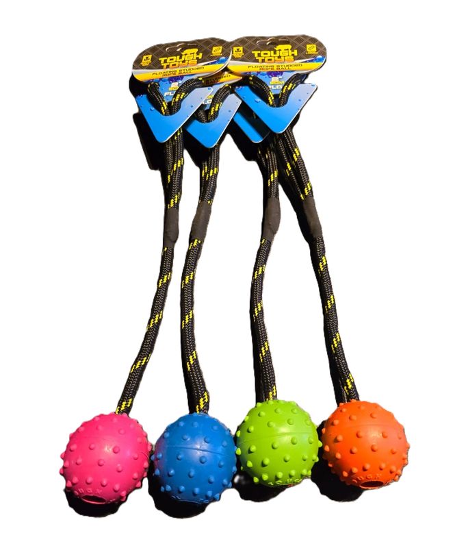 Tough Toys Floating Studded Rope Ball