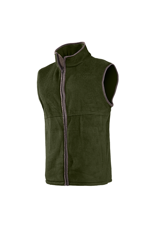 Baleno Heren Fleece Bodywarmer Harvey Khaki