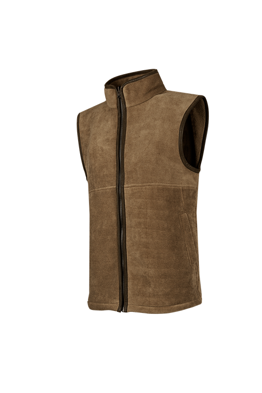 Baleno Heren Fleece Bodywarmer Harvey Camel