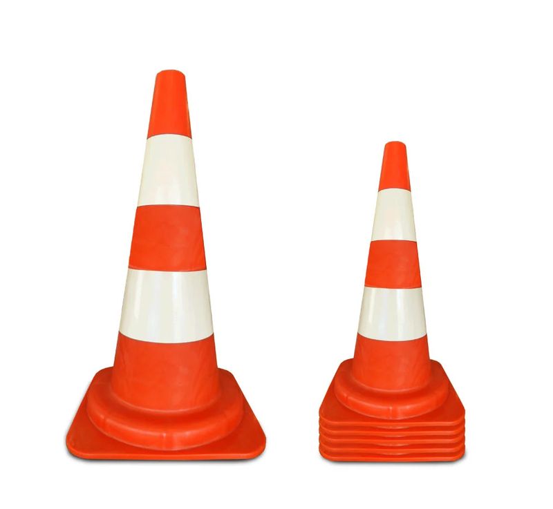 Hudora Kegel Pilon Rood/Wit