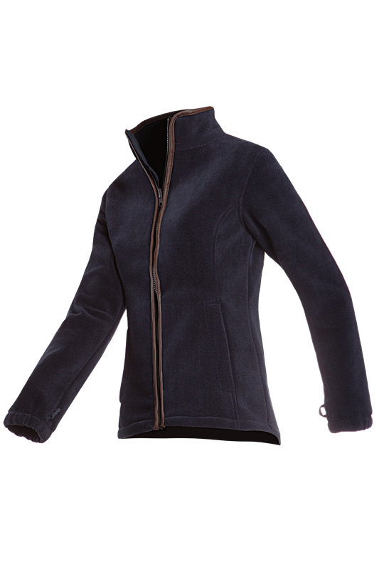 Baleno Dames Fleece Jas Sarah Marineblauw