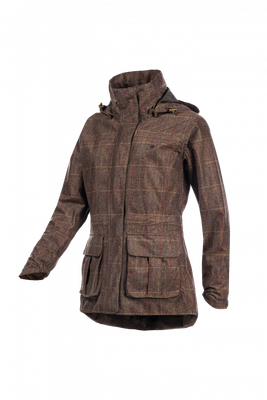 Baleno Dames Jas Pembroke Tweed Bruin