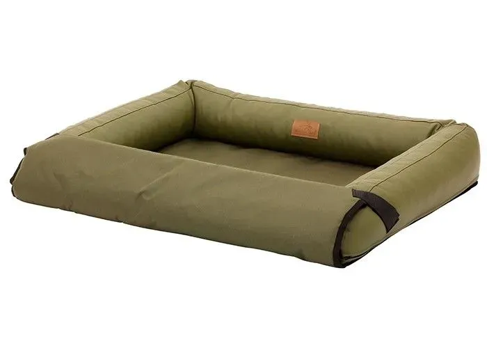 Hubertus Gold Hondenmand Koffer Olijfgroen