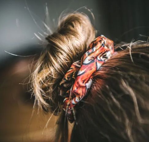 Foxy Pheasant Scrunchie Fazant Haan