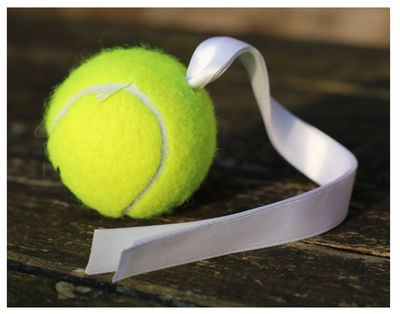 Sporting Saint Launcher Tennisbal Met Streamers