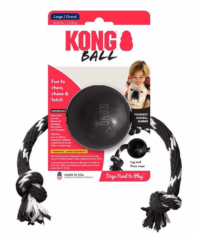 Kong Extreme Ball Met Touw