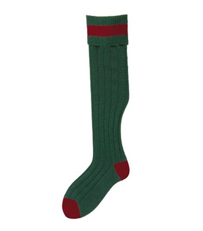 Bisley Sokken Olive/Cassat Met Garter Large