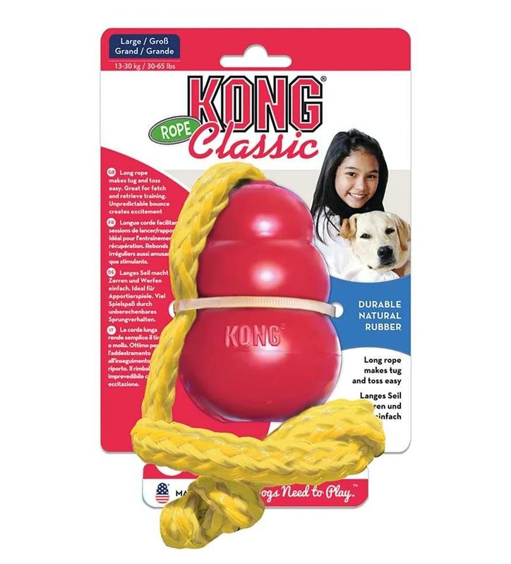 Kong Classic Met Touw