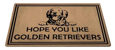 Deurmat Anti-Slip Hope You Like Golden Retrievers