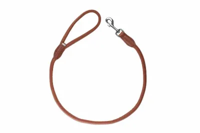 Hunter Lederen Leiband Eland 10mm - 100cm Cognac