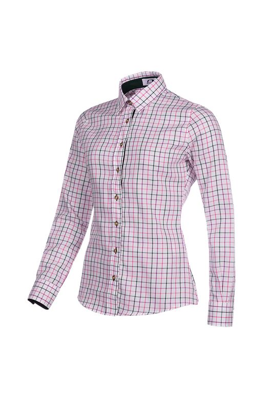 Baleno Dames Hemd Nina Paars/Roze/Groen