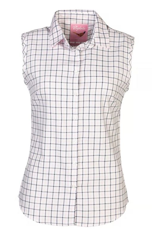 Rydale Dames Hannah Country Shirt Ellie Navy Zonder Mouwen