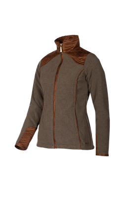 Baleno Dames Fleece Jas Sutton Mosgroen