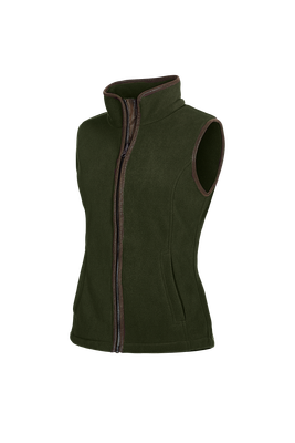Baleno Dames Fleece Bodywarmer Sally Khaki