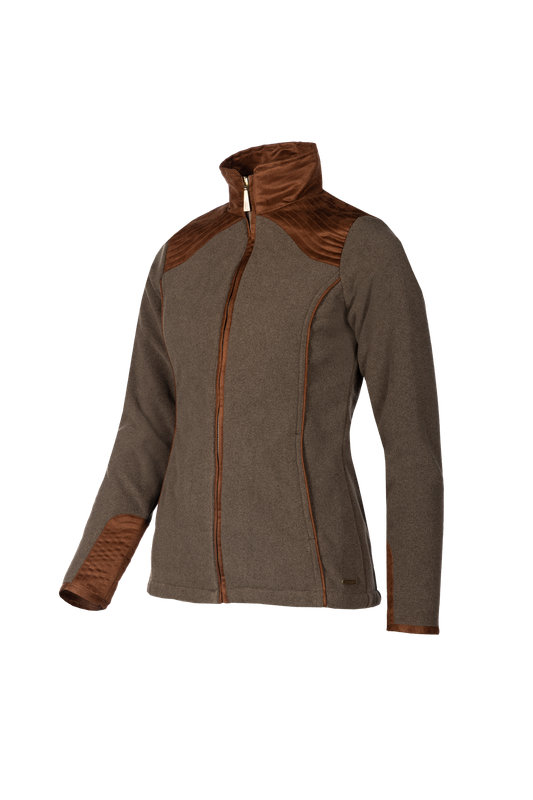 Baleno Dames Fleece Jas Sutton Mosgroen